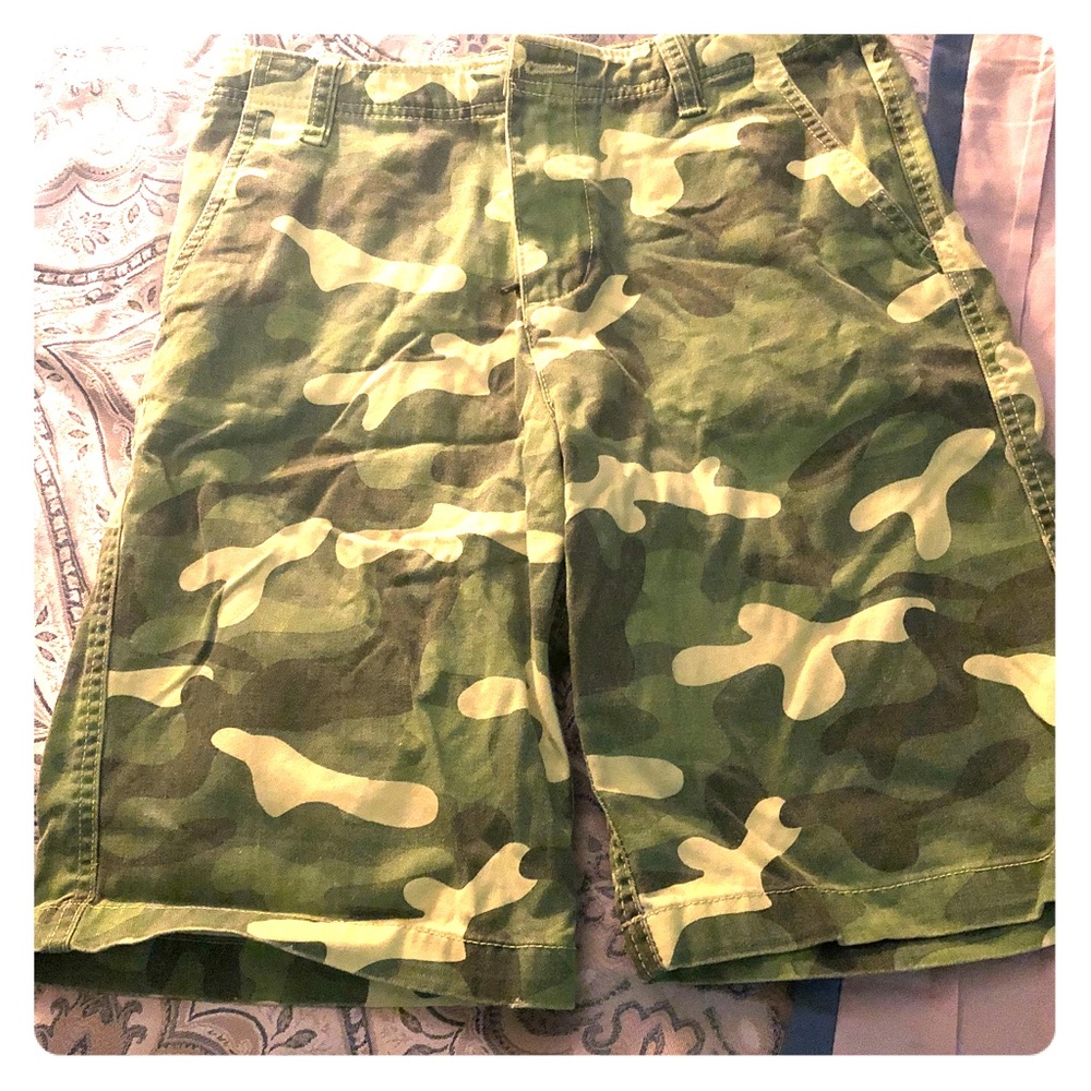 Boys Red Camel shorts size 16